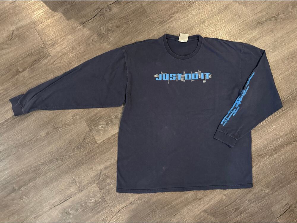 Y2K Nike Just Do It Long Sleeve Shirt XL